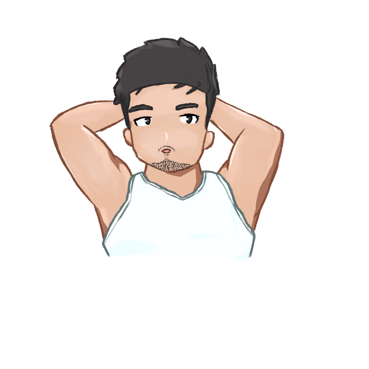 ClarccQQ's tweet image. #HelloStrangerEP3  Feeling both these two sides of this man I had to doodle the two. he's really PLAYING US