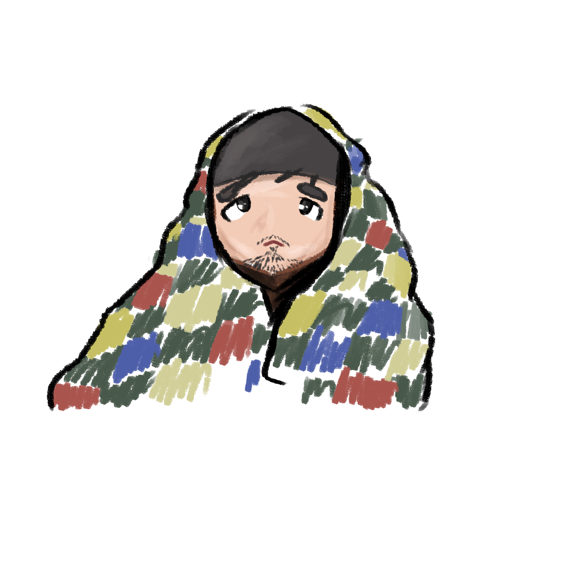 ClarccQQ's tweet image. #HelloStrangerEP3  Feeling both these two sides of this man I had to doodle the two. he's really PLAYING US