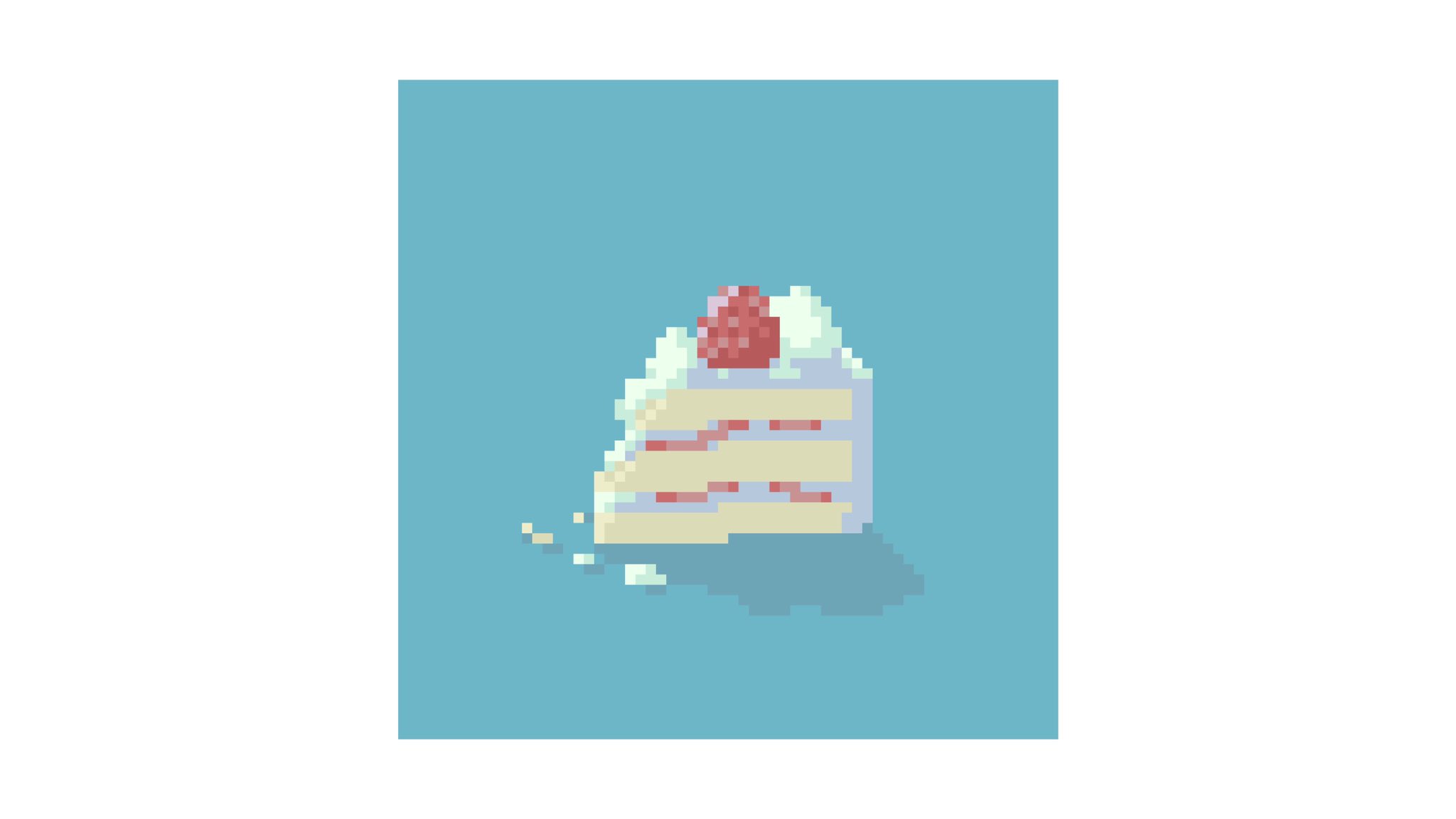 Twitter 上的 あん 食べかけのショートケーキ ドット絵 Pixelart T Co X1zk0qni6c Twitter