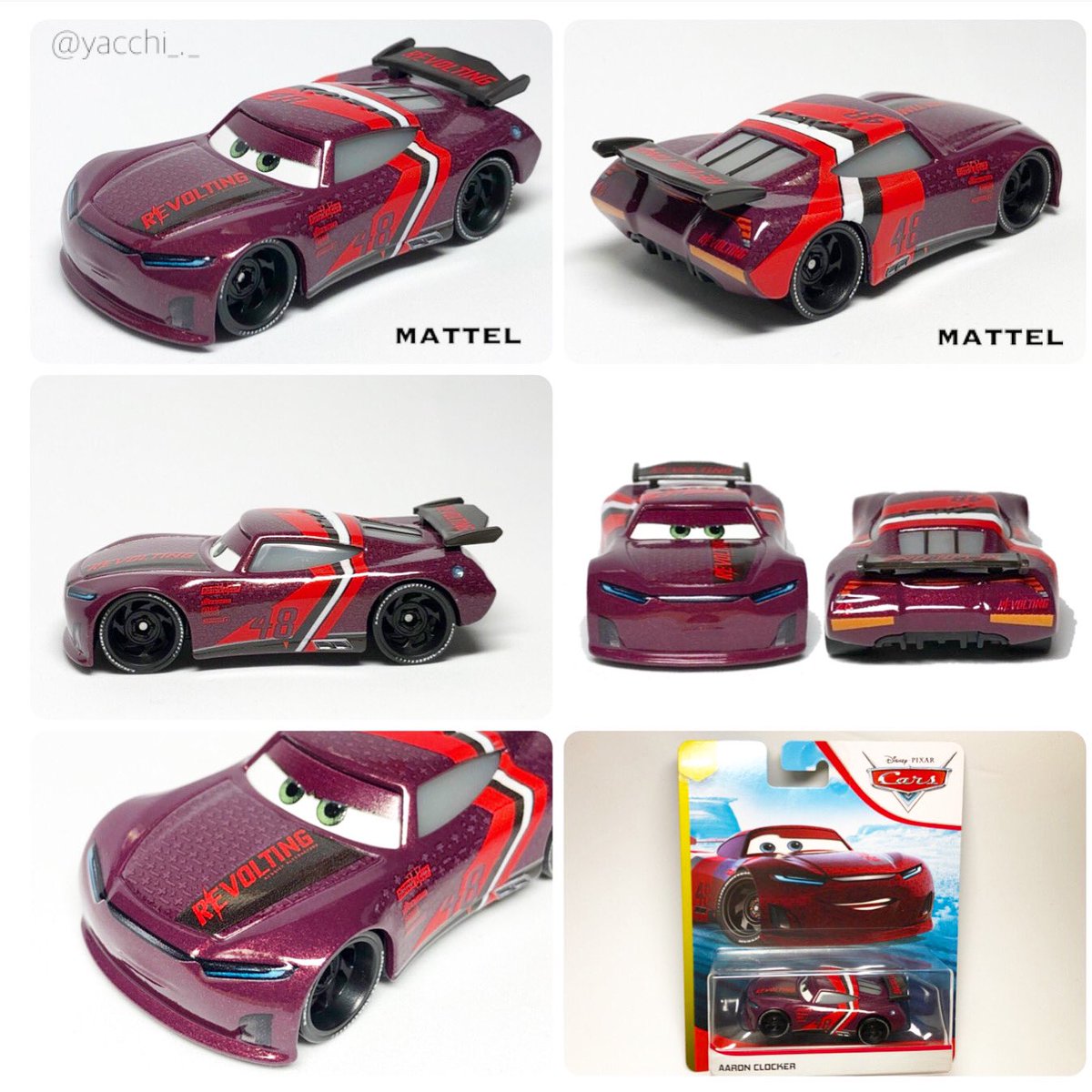 Mattel Cars REVOLTING ♯48 AARON CLOCKER #カーズ #カーズ3