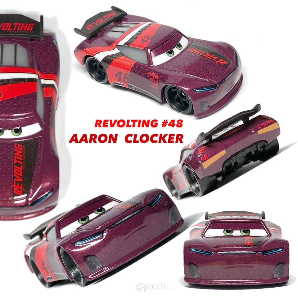Mattel Cars REVOLTING ♯48 AARON CLOCKER #カーズ #カーズ3