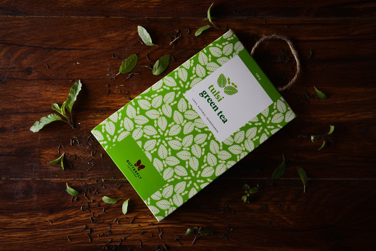 butterflyayur's tweet photo. Looking for a natural &amp; healthy way to flush out toxins from your body? Try our Tulsi Green Tea, made with premium-quality Darjeeling green tea leaves &amp; tulsi. Learn more &amp; order here - https://t.co/U9KQjifEUb

#butterflyayurveda #ayurveda #greentea #tulsigreentea https://t.co/EAl8B4vh12