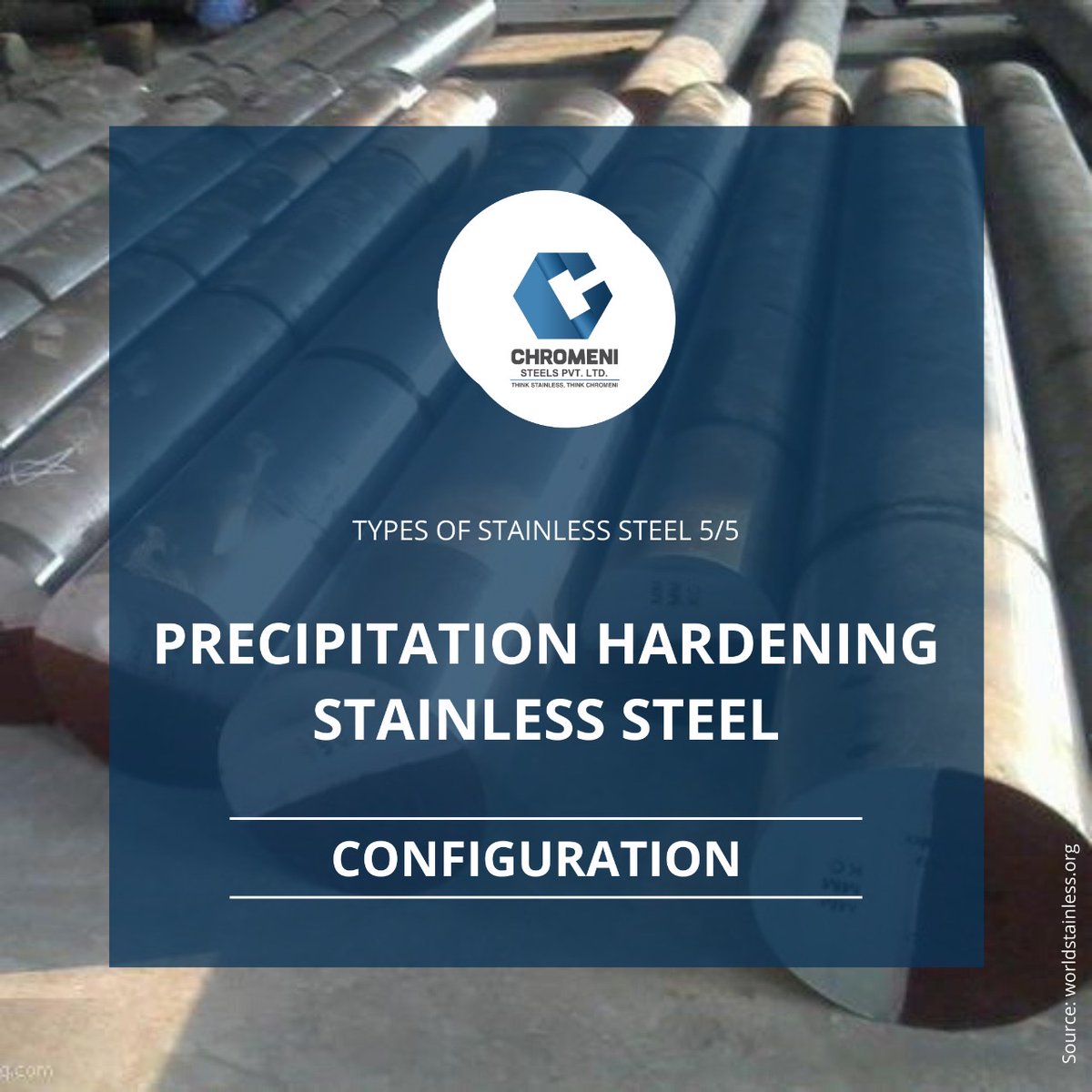 ChromeniSteels's tweet photo. Precipitation stainless steel��s properties makes it ideal for multiple forms.
#KnowMoreOnTuesdayandthursday
#chromeni #thinkstainlessthinkchromeni #stainlesssteel #configuration #stainlessworld #post13 #fact13 #assda #steelindustry #precipitation https://t.co/E4gHiImHZz