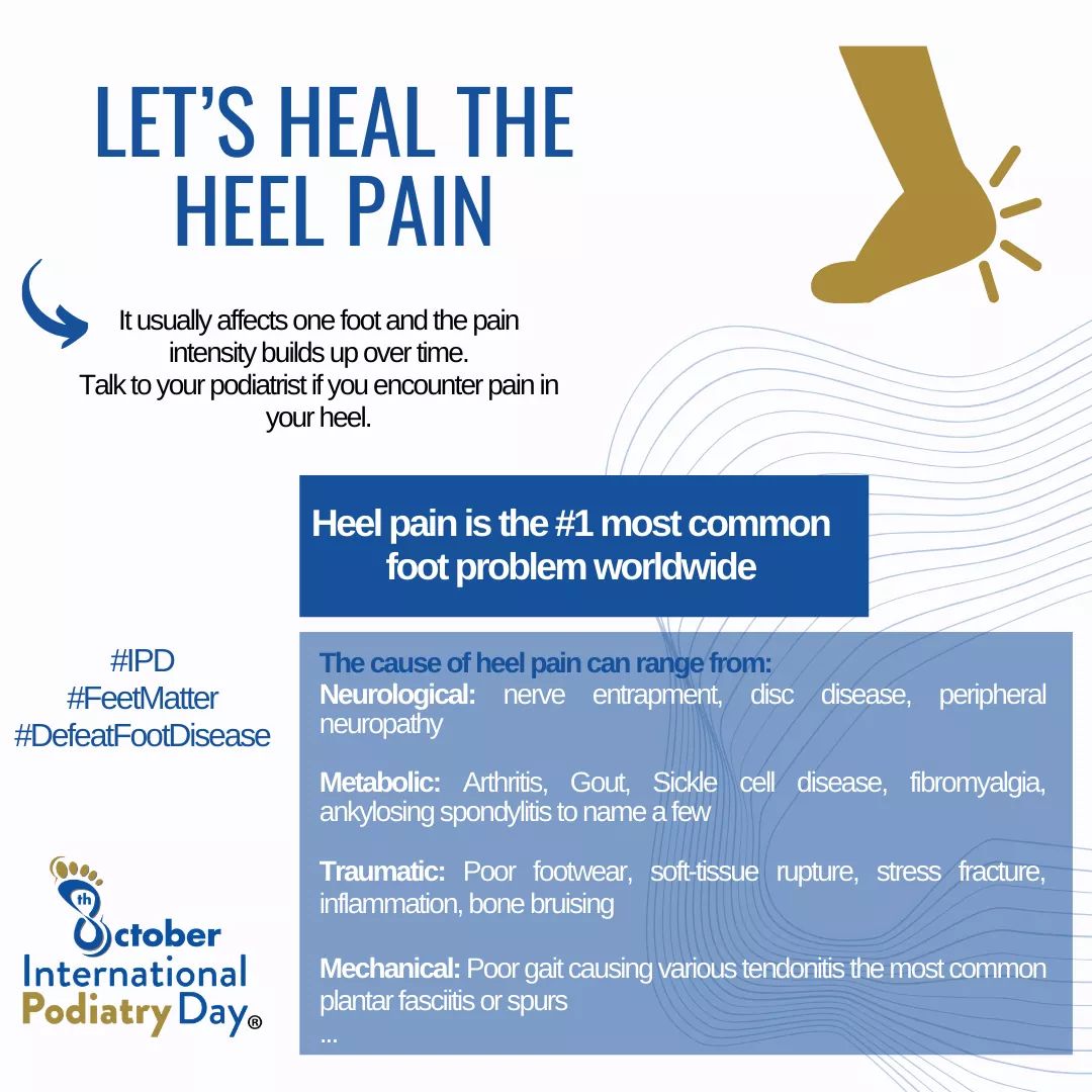 CenturionPod's tweet photo. Foot pain is not normal! There's no such thing as, "it will go away in its own"

#footpain #DefeatFootDisease #FIPIFP #internationalpodiatryday #podiatrist https://t.co/LptWxf6aBk