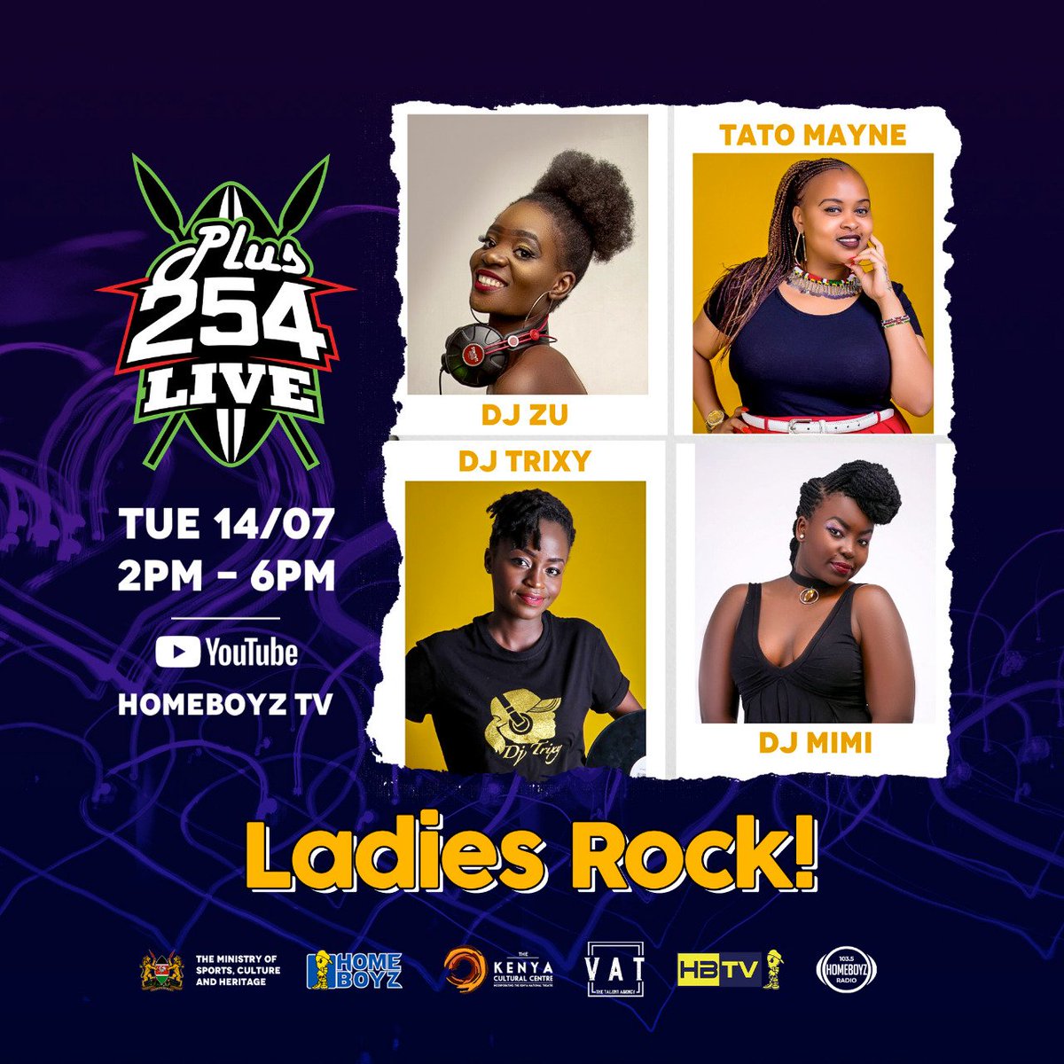 deejayzu's tweet photo. Going live @homeboyztv @plus254live with the ladies from 2-6pm. Stay tuned
#djzu #femaledjs https://t.co/F1avMBRPkH
