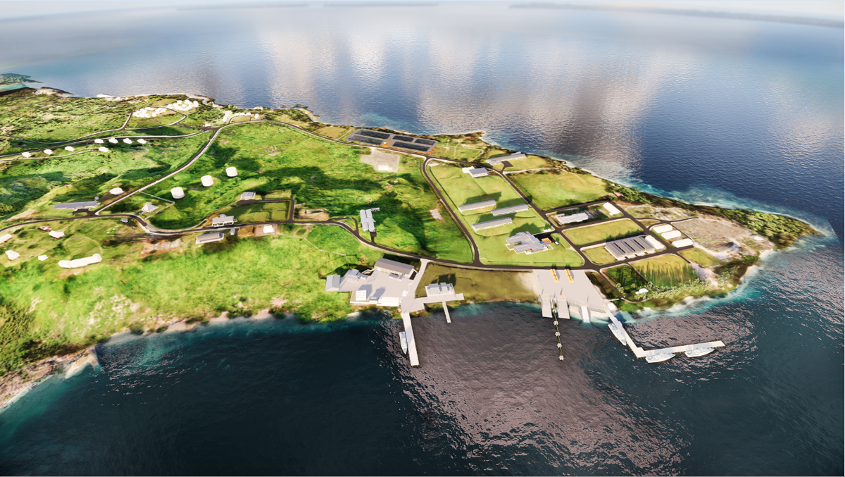 DefenceAust's tweet photo. Construction of the Papua New Guinea Lombrum Infrastructure Project continues amid a COVID-19 environment. #YourADF is working together with our #ADFPartner to enhance the capability of the PNG Defence Force—protecting PNG’s borders &amp; maritime resources:  https://t.co/W1CnhhexmS https://t.co/RgIEay4MLy