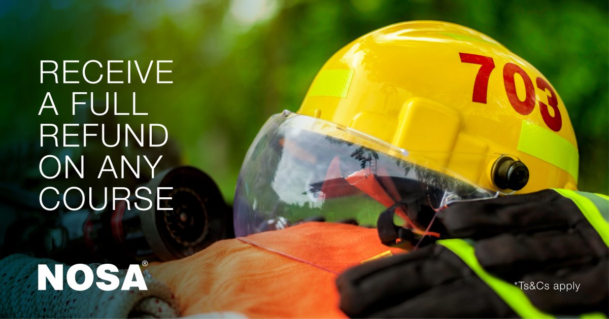 _SafetyCloud's tweet photo. Receive a full refund when you book and pay for a NOSA course through our Online Portal. Attend before 31 Aug and your name will go into a random draw where the winner will receive a full refund. Book here https://t.co/gllMO0Tx4p. Ts&Cs apply. #onlineportal #NOSAtraining https://t.co/z1HKlXj6Li