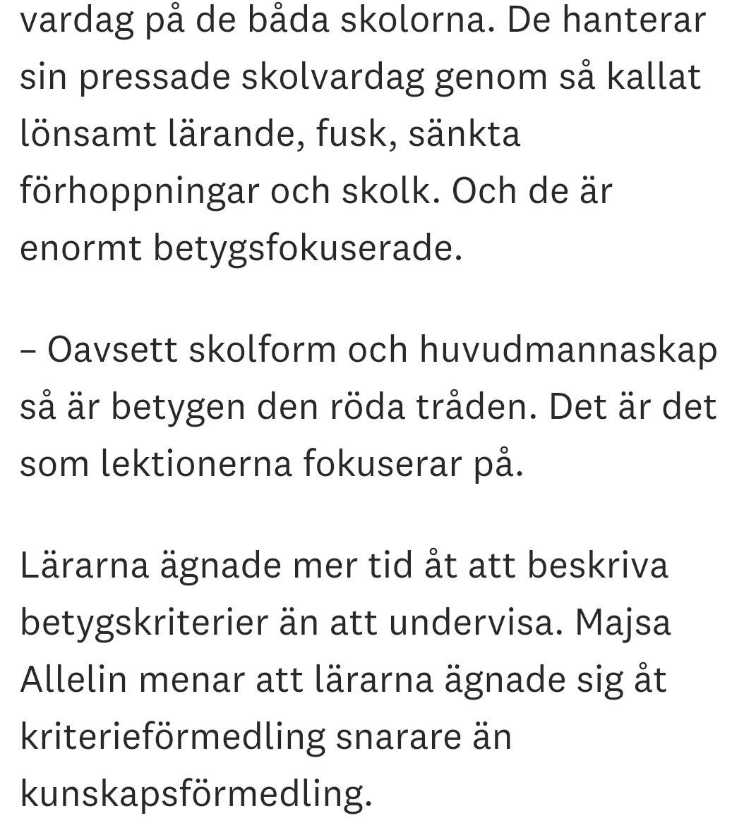 jonasvlachos's tweet photo. Om det generellt undervisas på det sätt som beskrivs i @MajsaAllelin:s avhandling så är högtidstalens bildning väldigt långt borta. https://t.co/uX1mXs6M4A https://t.co/h7UemmGiW4