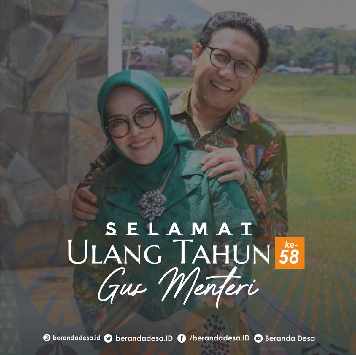 Gus Menteri jg mendorong Desa  sll berinovasi dan  memanfaatkan TTG, focus pada Pemulihan Ekonomi Desa.
#Harlah58GusHalim
<a href="/jokowi/">Joko Widodo</a>  <a href="/halimiskandarnu/">ABDUL HALIM ISKANDAR</a> <a href="/anwsanusi/">Anwar Sanusi</a> <a href="/malik_haramain/">malikharamain</a> <a href="/imansyukri/">Iman Sukri</a> <a href="/taufikmadjid71/">IG : taufik.madjid</a> @fachrilabalado <a href="/azzameldzikrie/">#SantriIndonesia</a> <a href="/tppkemendes/">TPP KEMENDES</a> <a href="/KemenDesa/">Fast Track Travel</a>