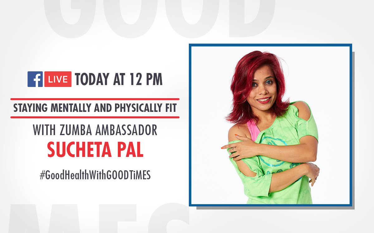 ndtvgoodtimes's tweet photo. .@SuchetaPalZumba shares ways to stay mentally &amp; physically fit,at 12 PM,on #Facebook
#GoodHealthWithGOODTiMES
@UrvashiRautela's #LockdownConfessions,at 2:30 PM,on #Instagram
#GoodVibesWithGOODTiMES
@NeilBhoopalam's #LockdownConfessions with @pujat_GOODTIMES at 4:00 PM,#Instagram https://t.co/rVwijRBtS0
