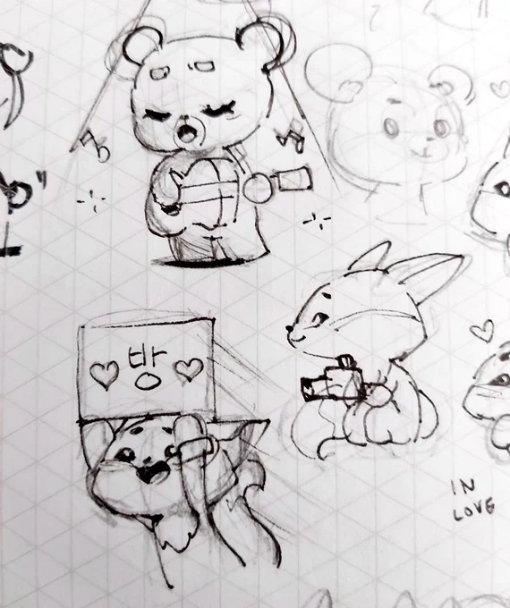 13. so I wanted to draw a short comic strip of idol! bang and fanboy! kke, 