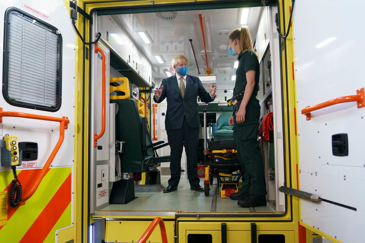Yesterday I spoke to the incredible staff at the London Ambulance Service, who work so hard to save lives. Thank you to all the ambulance staff across the UK, for all of your hard work and support throughout this pandemic.