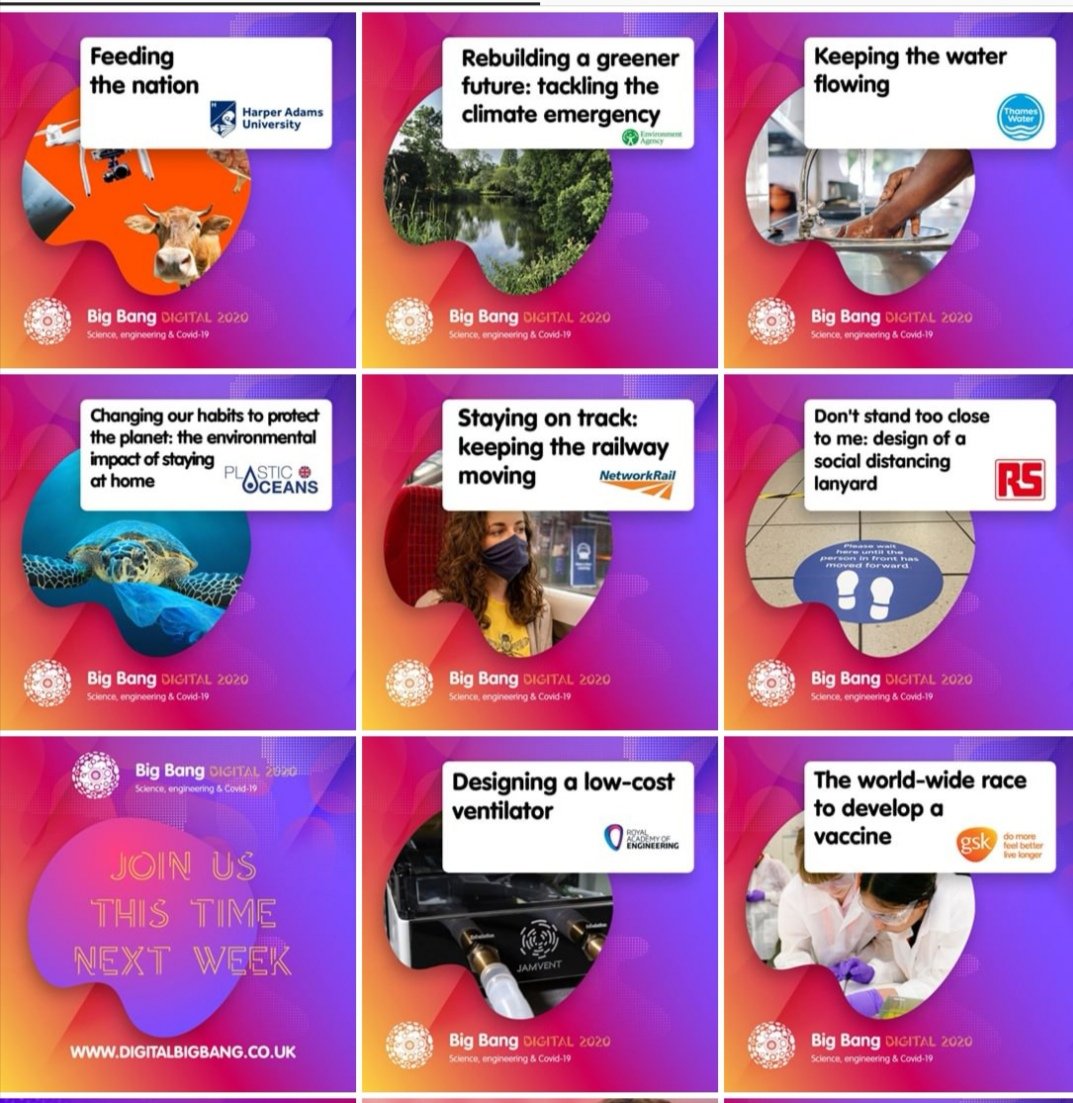 ScienceBea's tweet photo. If anyone wants something a bit different to do today head over to https://t.co/N0IS5eqnqY for some inspiring online sessions showing the importance of S.T.E.M. during a pandemic. Let us know what sessions you attend. #BigBangDigital https://t.co/D0ugRfZ5tm
