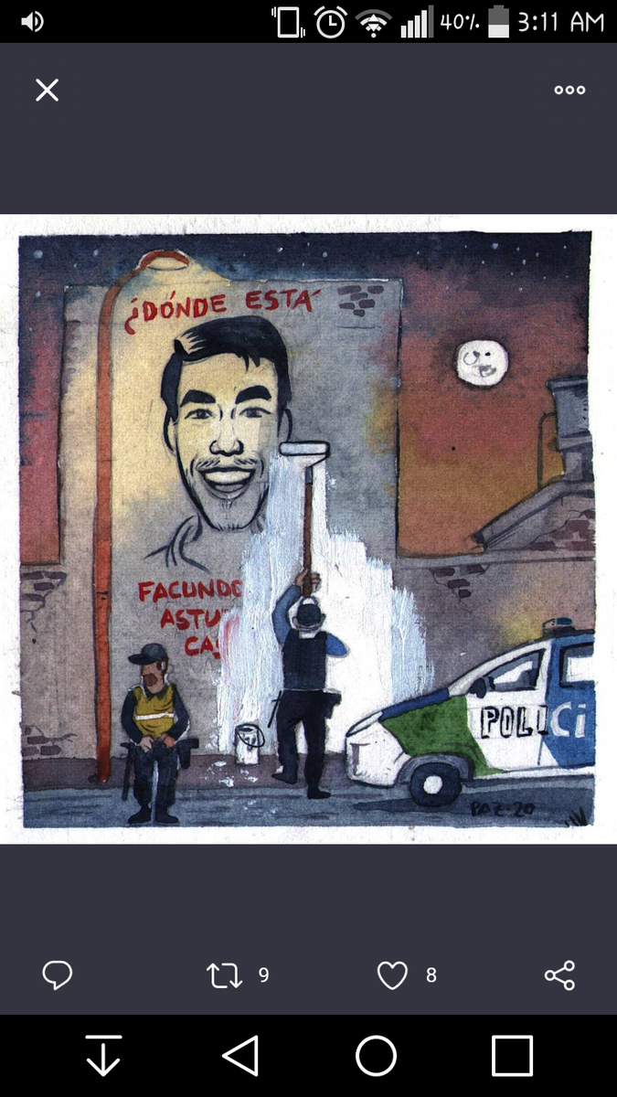solunatica's tweet photo. #Canosa #Berni #MarcelaCoronel #Yatra dejen de pelotudear con TT BOLUDOS XQ EN EL MIENTRAS TANTO LA POLICIA ESTA DESAPARECIENDO GENTE EN EPOCA DE DEMOCRACIA #BastaDeGatilloFacil #JusticiaPorLucas #QueAparezcaFacundo https://t.co/Eu3KvxrpIJ
