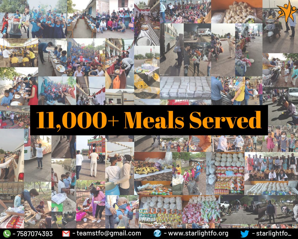 Starlightfo_'s tweet photo. A moment to Cherish and thank all the starlight volunteers, members and all the people involved who worked together to make this possible .
.
.
7 Months , 11000+ Meals.
.
. 
Way to Go ✌️✌️
#enlightthedarkness
#helpinghand #helpthehomeless #HelpTheHelpless #community https://t.co/0lctLzILtD