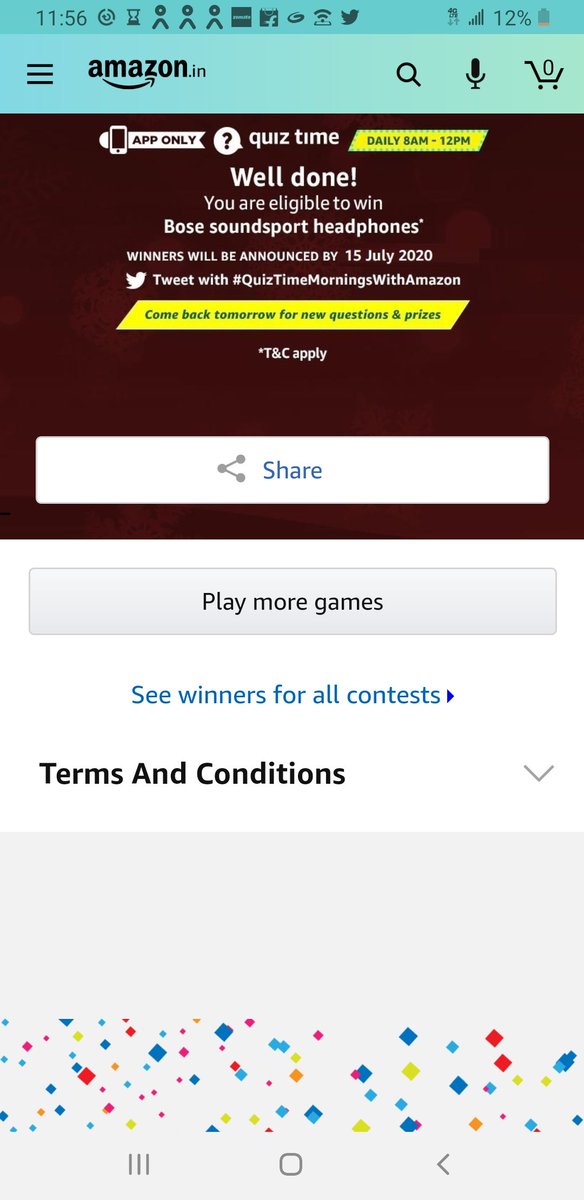 RadhaGu15033140's tweet photo. #QuizTimeMorningsWithAmazon  Hope to win https://t.co/40GBIVHz9C