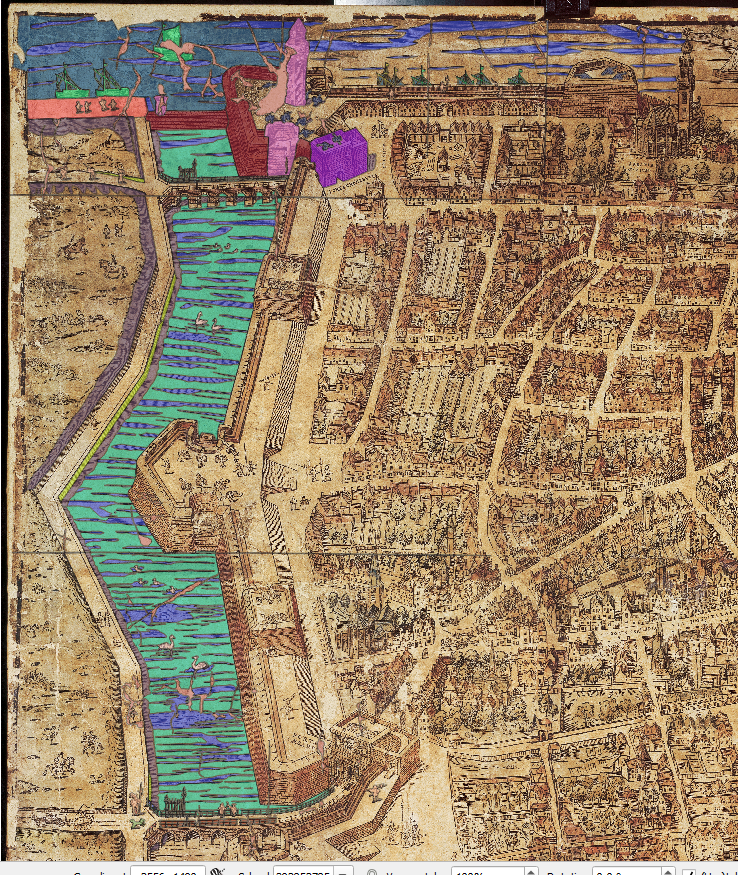 JorntLeeflang's tweet photo. Verder met #Antwerpen van #Bononiensis' stadsplan uit 1565 in #QGIS en live te zien op #Twitch
https://t.co/K4ehPXbV0C #map #oldmap #mapanalysis #digitale #kaartanalyse #tekenen #kaart #oudekaart #Antverpia https://t.co/9WrP2GIe2A