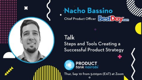 ProductTankNrb's tweet photo. SEPTEMBER Webinar
10th September: Steps &amp; Tools To Create a Successful Product Strategy with @nachobassino 

Takeaways:
- Reasons why companies fail to set a product strategy
- Concrete steps to create product strategy
 
RSVP: https://t.co/EaurfKnLDq https://t.co/XaOH8XT9ad