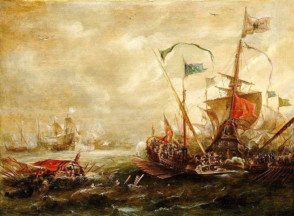 14 de  julio de 1616

6 naves «mancas» del toledano Francisco Ribera cambiaron para siempre 3000 años de guerra en el mar

Se enfrentaron a toda la flota turca, 55 galeras, en el Cabo Celidonia, demostrando a base de pericia náutica, ingenio y valor, que las galeras eran historia