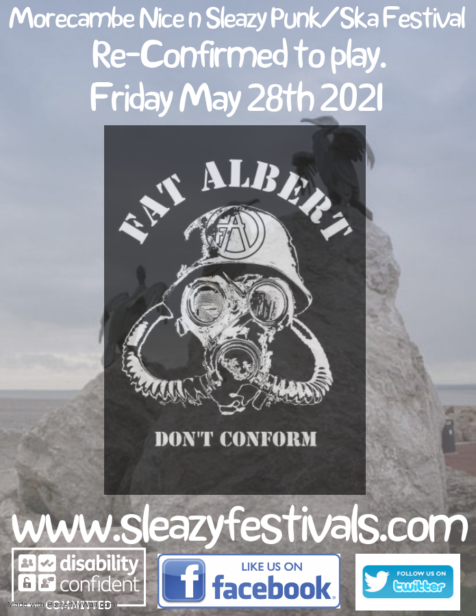 Morecambe Nice n Sleazy Punk/Ska Festival, one of very few Uk festivals to be certified Disability Confident Committed. A truly inclusive festival every late May Bank Holiday. sleazyfestivals.com