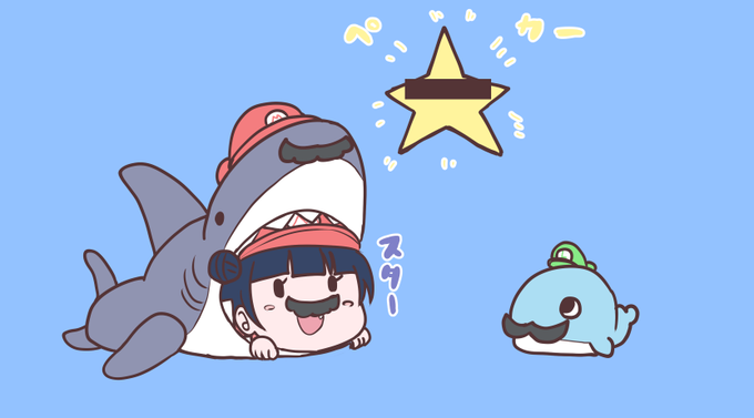 「shark costume」 illustration images(Oldest｜RT&Fav:50)