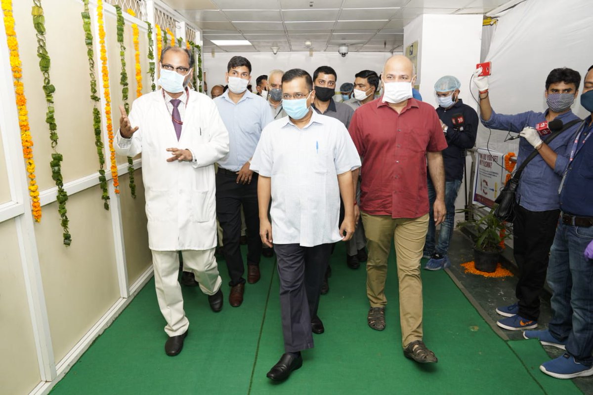 ArvindKejriwal's tweet photo. After huge success of our first plasma bank, we launched Delhi's 2nd plasma bank today at LNJP Hospital

#DelhiFightsCorona https://t.co/vmHuCZv7iZ