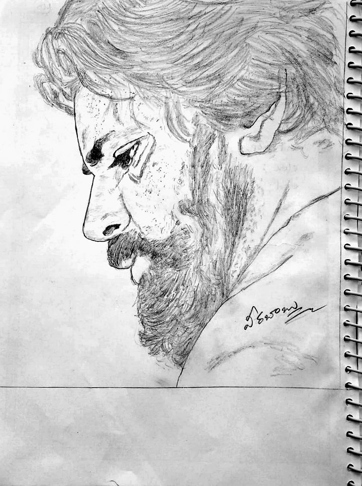 artist sairam - Pencil sketch of power star Pawan kalyan... | Facebook