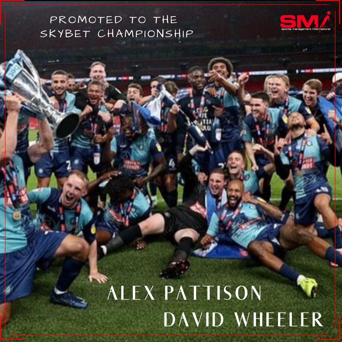SMi_World's tweet photo. Massive congratulations #alexpattison and @djwheeler07 promotion to the @SkyBetChamp @wwfcofficial @smi_world #smi #wwfc #wycombe #promotion #skybetchampionship https://t.co/qsqaQmeWSN