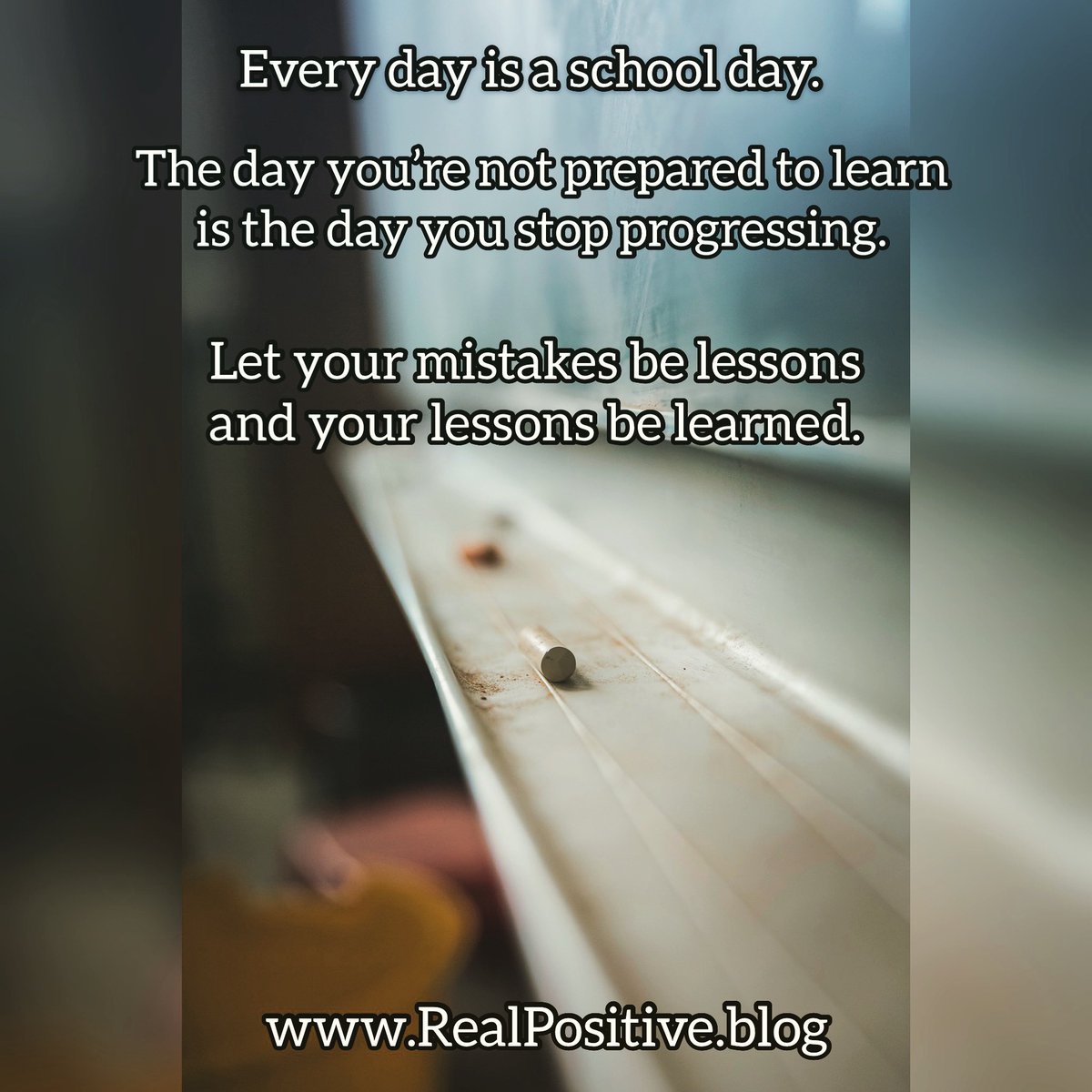 RealpositiveB's tweet photo. Acknowledging mistakes is the first step, without acknowledgement we cannot learn. No matter your age - it’s never too late. #everdayisaschoolday #LearningNeverStops #mistakes #win #wisewords #positivity https://t.co/hnT8JRl2e5