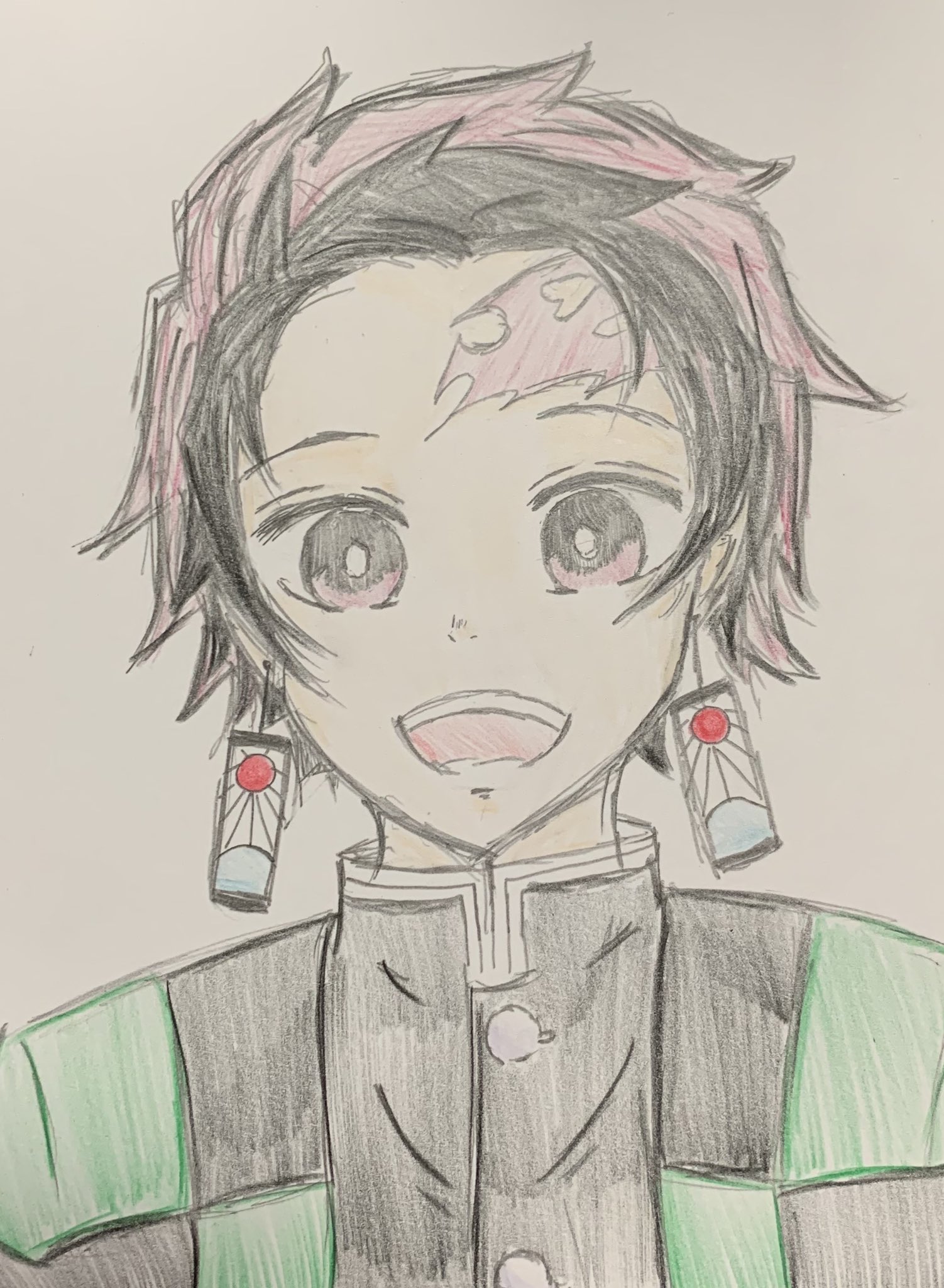 シイナ Shiina P S 今日は炭治郎の誕生日 おめでとー 私からは過去絵です 炭治郎の髪の色 って色鉛筆で何色で塗れば良いか分からん 竈門炭治郎誕生祭 竈門炭治郎生誕祭 T Co Kmzvilnurw Twitter