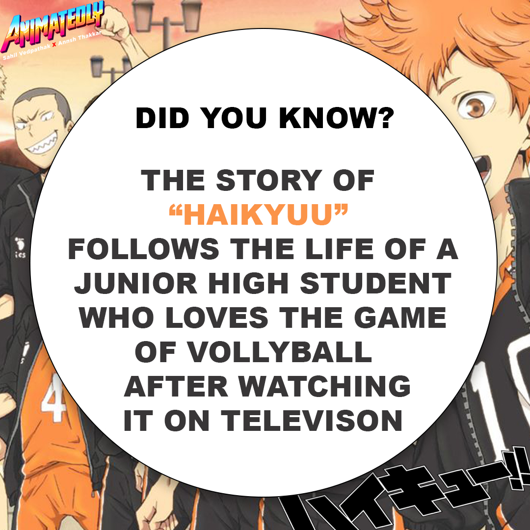 _animatedly_'s tweet photo. ANIMATION FACT- Haikyuu🧡
#animatedly #NYOST #animation #anime #haikyuu #animefacts #FactCheck #animationfacts #interesting #Funfacts https://t.co/KzfhKXuOGX