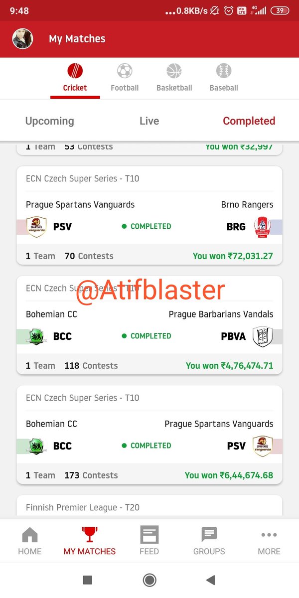 Success is getting what you want. Happiness is wanting what you get.
<a href="/Dream11/">Dream11</a> <a href="/Abdulla7897/">Abdullah shaikh</a> <a href="/Aqibkha79641852/">Aqib khan</a> <a href="/stylesboy_offic/">Mohammad Abdullah</a> 
#dream11 #Cricket #t10 #ENGvsWI #fantasy #T20