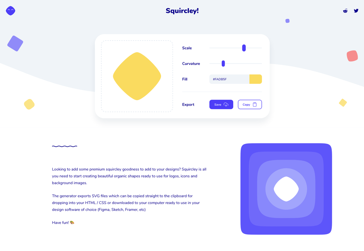WalterStephanie's tweet photo. #SVG
Who doesn't like a little SVG shape generator, right?
https://t.co/tH64BQSxkk https://t.co/OF4ouFn1hb