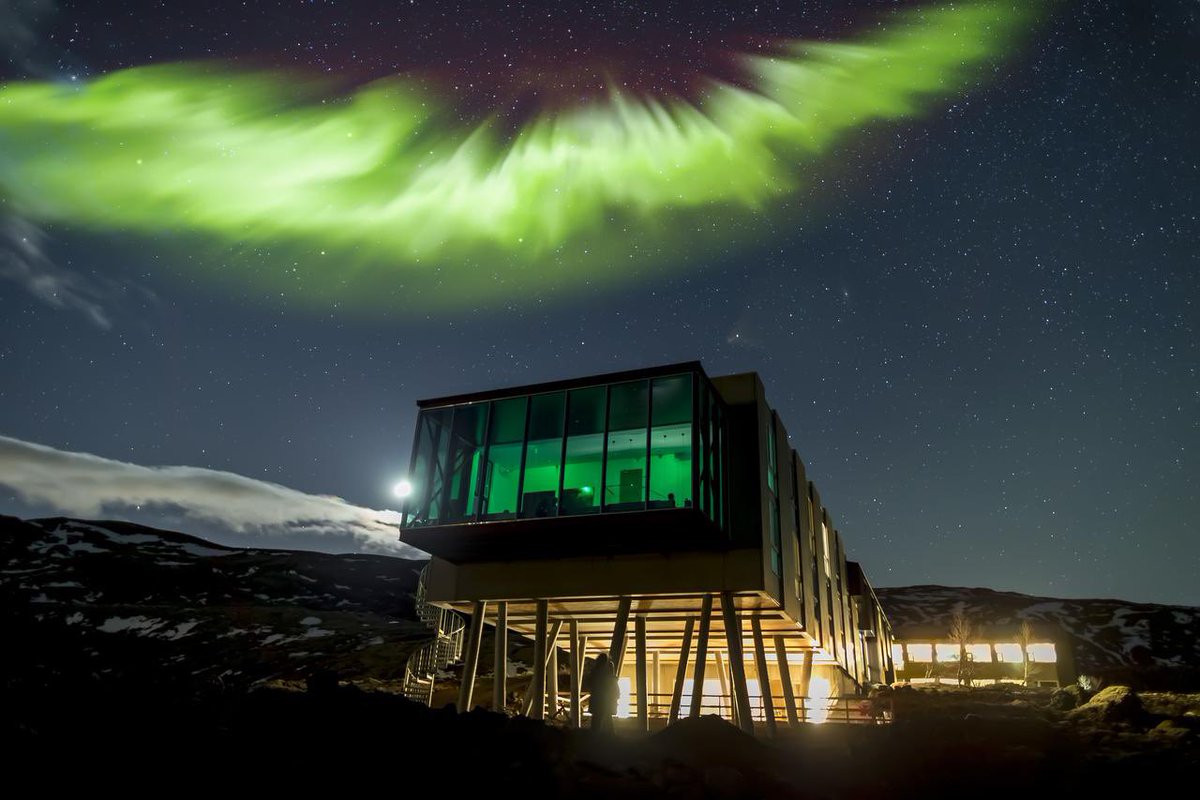 17) Des hôtels majestueux et modernes avec une vue qui est hors de ce monde, en Islande