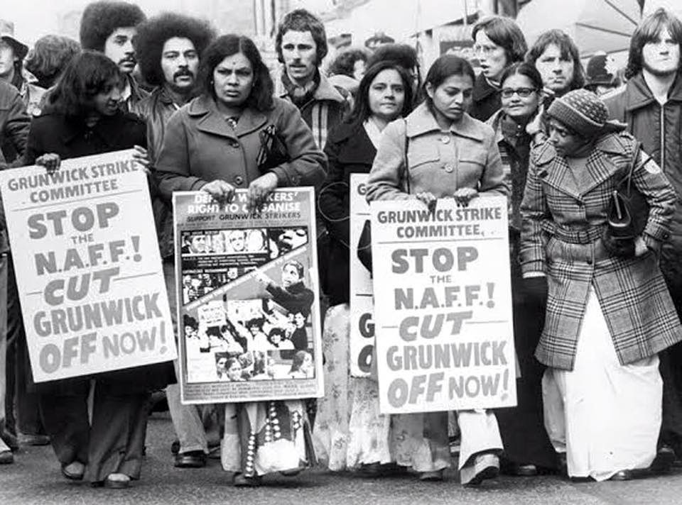 On 14 July 1978 the seminal Grunwick strike ended. South Asian women incl my Aunt (2nd frm right) took a stand as exploited workers collectively confronting racism at work. They changed history. I stand on strong shoulders #changemakers #distuptors #fearless