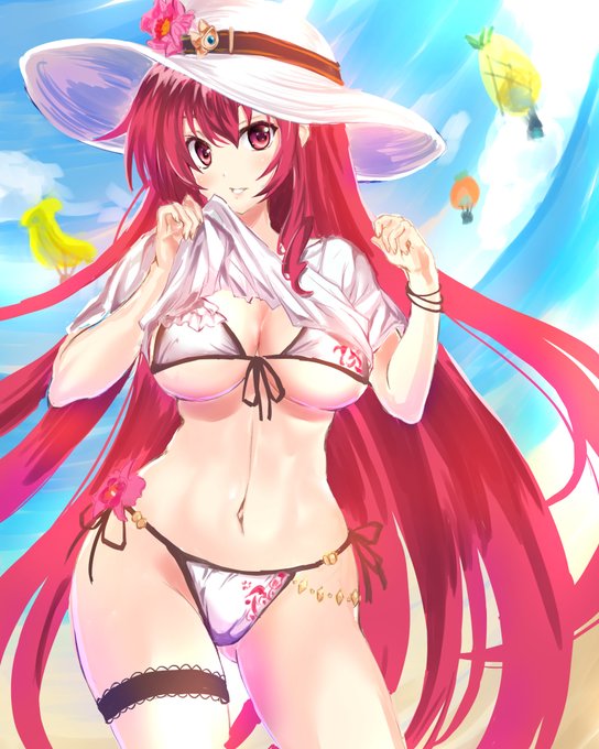 水着の装飾描き忘れて紐がちぎれたみたいになってたのはあまりにもかわいそうなので再上げ 