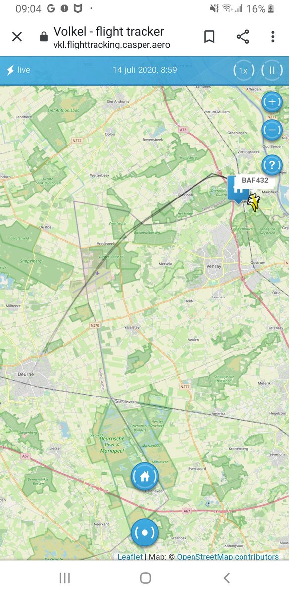 IvanDuren1's tweet photo. Voorschot  #vlgbdepeel nu met 2 f16 #overloon #deurne #smakt #natura2000
Screenshot van https://t.co/b9JTHYU7aM https://t.co/0GKSZkv8Nl
