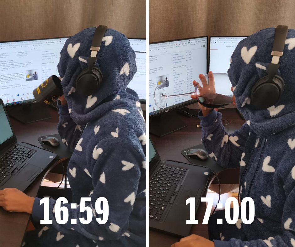 PenquinAds's tweet photo. The concept of time is a funny thing while working from home. 

#WFH #BeAwesome https://t.co/kJSJOb5yHL
