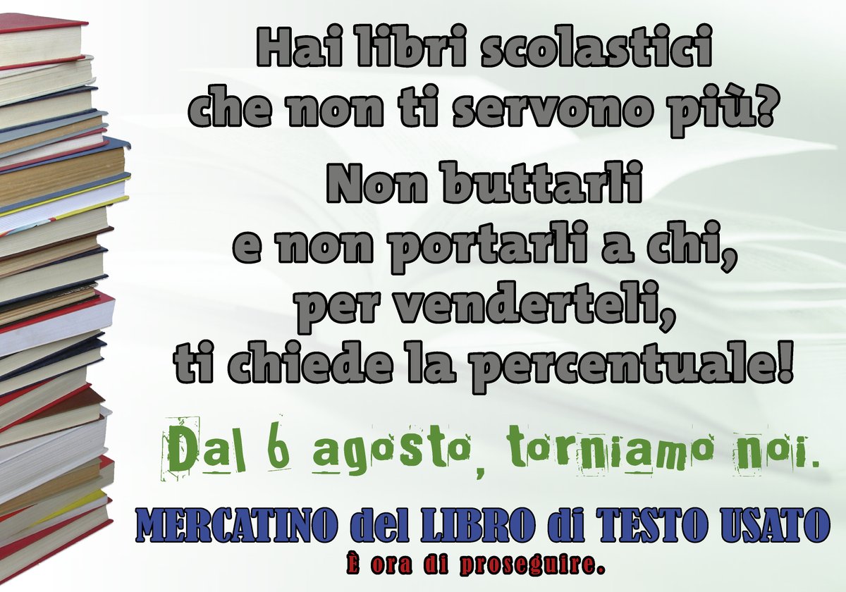 VastoFdI's tweet photo. È ora di proseguire.

#MercatinodelLibrodiTestoUsato #Vasto https://t.co/9fYFbzc8RH