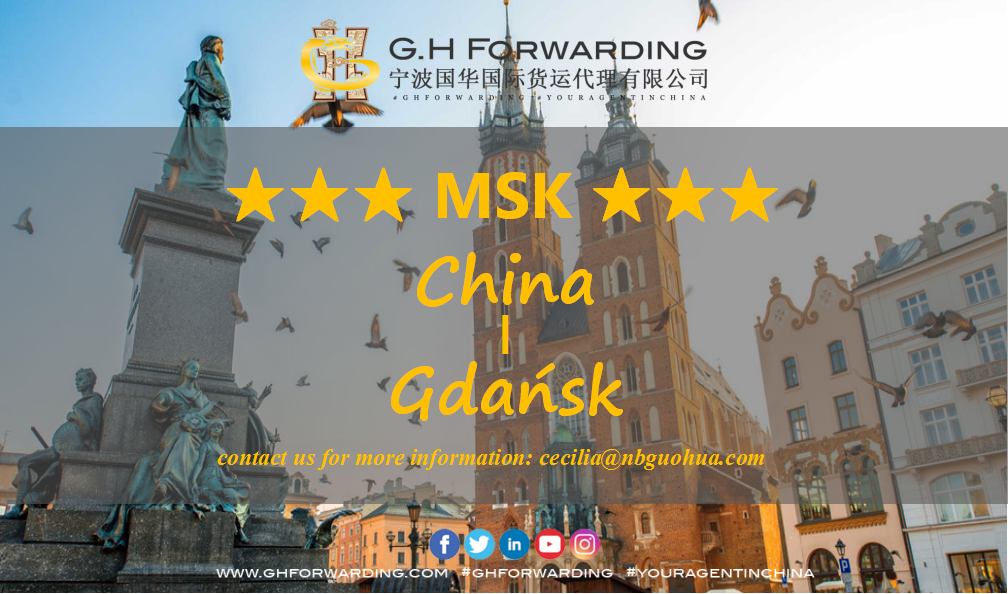 cecilia_hjj's tweet photo. Hey, guys~
Recently we have MSK special rate from China's main port to Gdansk, if you have any question or inquiry, please no hesitate to contact me: cecilia@nbguohua.com~
#ghforwarding #oceanfreight #MSKspecialrate #Gdansk https://t.co/HpoQZAA43X
