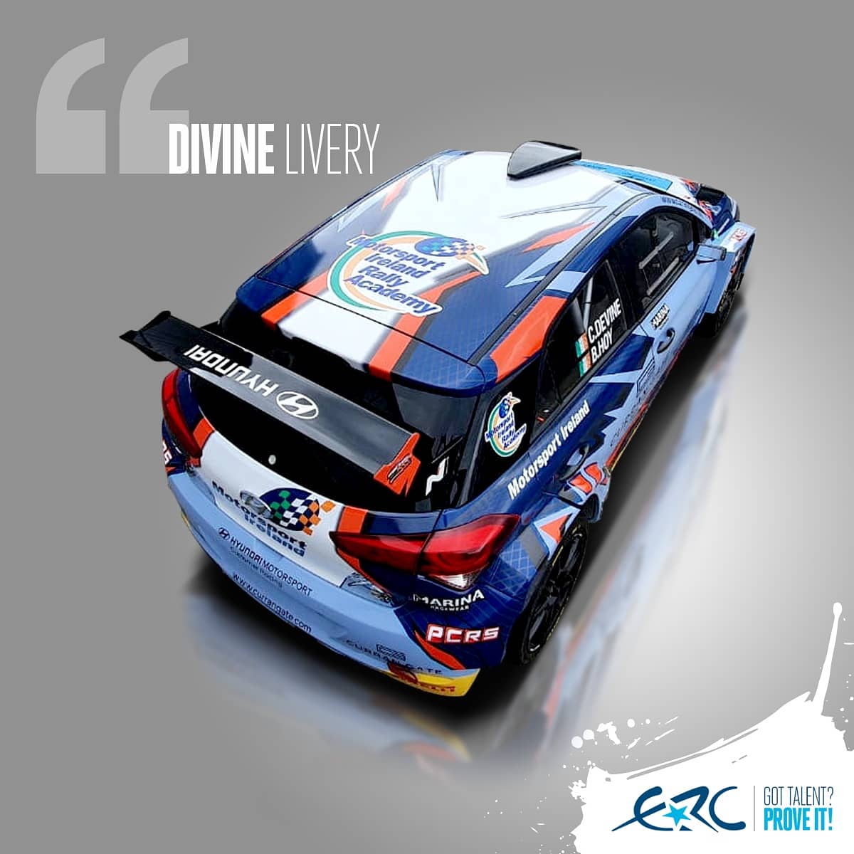 FIAERC's tweet photo. What do you think of Callum Devine's new livery? 
Like it? Coz we do! 😍
#FIAERC #GotTalentProveIt https://t.co/FPq19udx1x