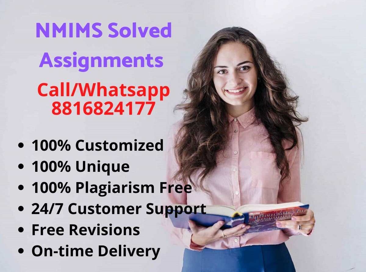 AssignmentChimp's tweet image. I just uploaded 'NMIMS Solved Assignments Help Services for September 2020' to @academia! academia.edu/43611496/NMIMS…
