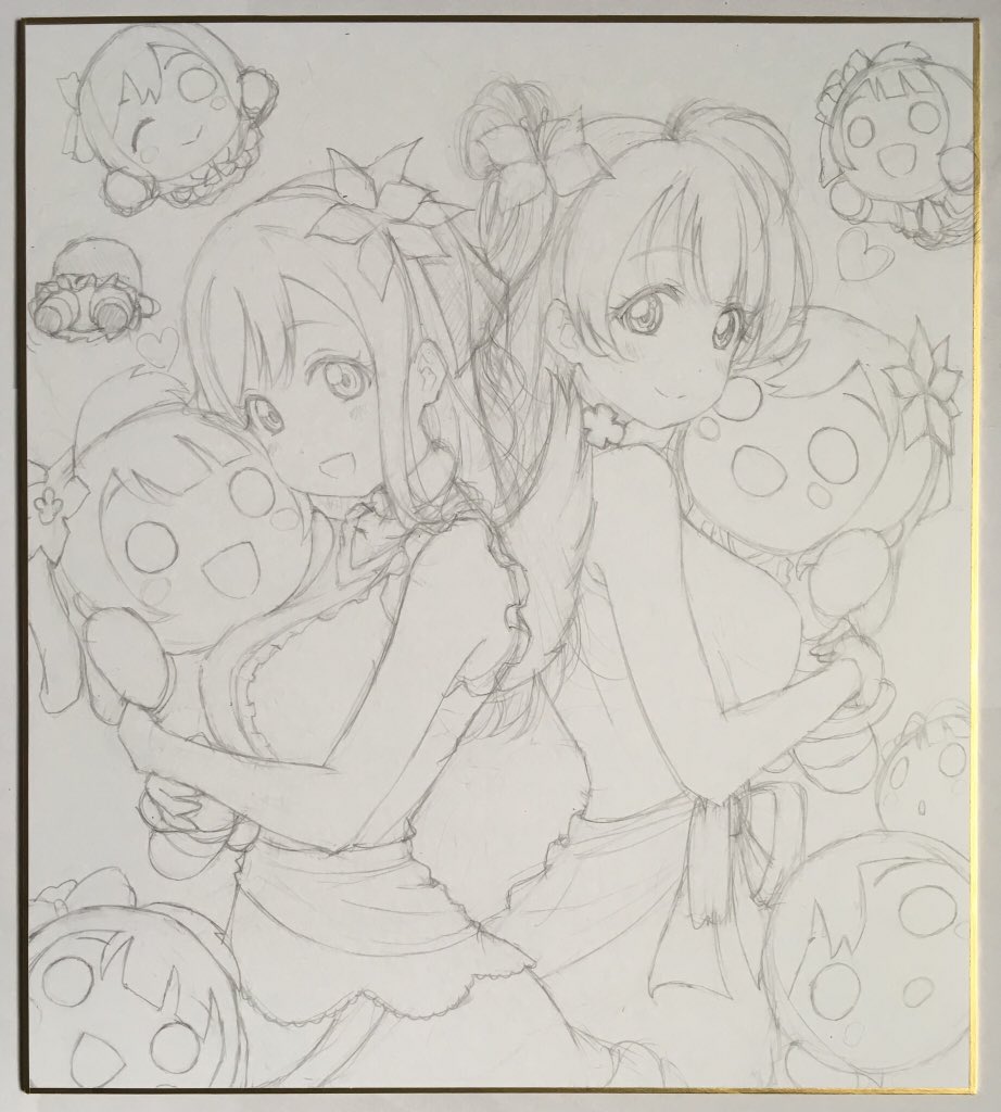 オーダー色紙(・8・)?(最近絵を投稿してなくて申し訳ございません??) 
