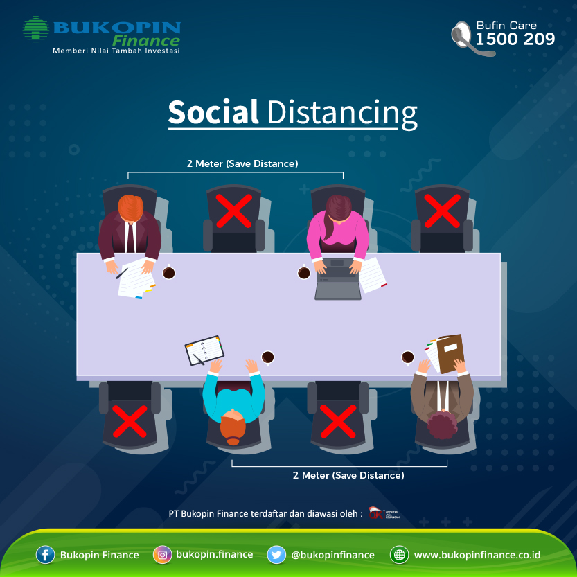kbbufin's tweet photo. Salah satu upaya untuk pencegahan penyebaran covid-19 dengan cara social distancing 1-2 Meter.
Mari bersama-sama kita putuskan rantai penyebaran covid-19
.
#protokolkesehatan
#jagajarak
#lawancorona
#sosialdistancing
#bukopinfinance #bukopin #finance #bufin https://t.co/bZS7lqSHTk