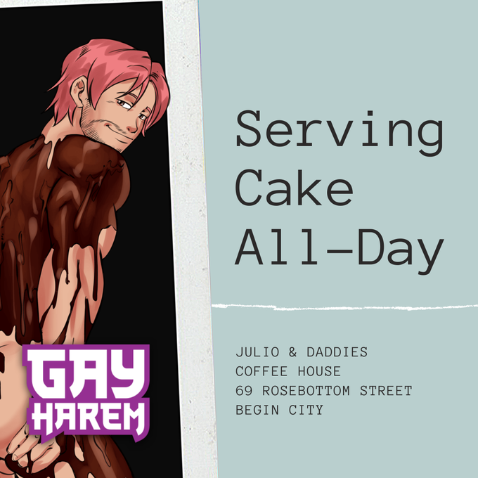 Julio has been preparing for the celebrations for a long time. He's serving cake for all hungry heroes