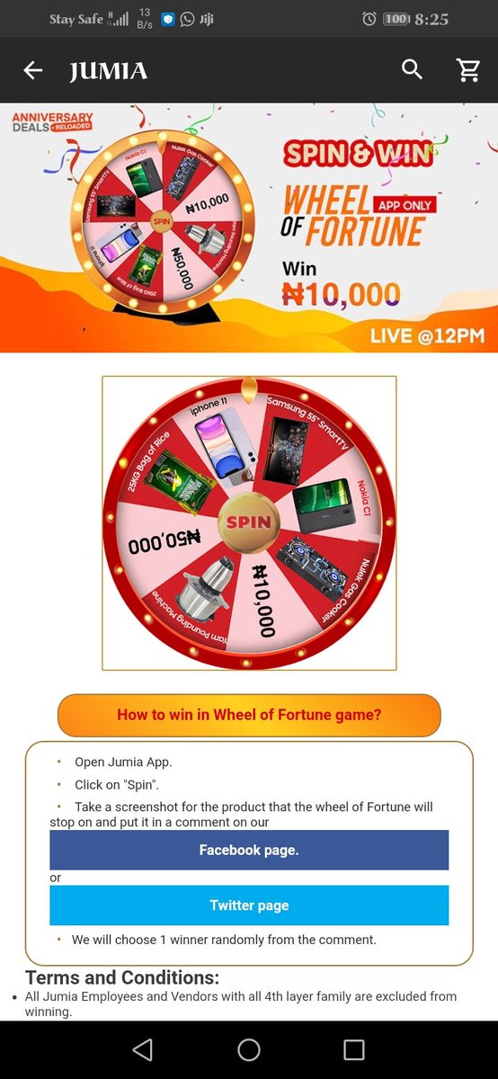Kev6dbighrt's tweet photo. @JumiaNigeria #JAreloaded I'm lucky to have won an iPhone 11 https://t.co/HwRNL8vXyA