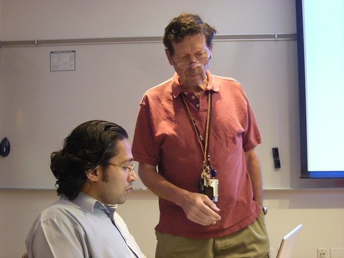 pzdk's tweet photo. #ThrowBackTuesday: In a previous life with #dannycohen who taught me everything about network design. Danny helped build the ARPANET back in 1960s and was the father of VoIP. It was an honor to have him as my supervisor during my formative years as an engineer. https://t.co/tPnL7owknv