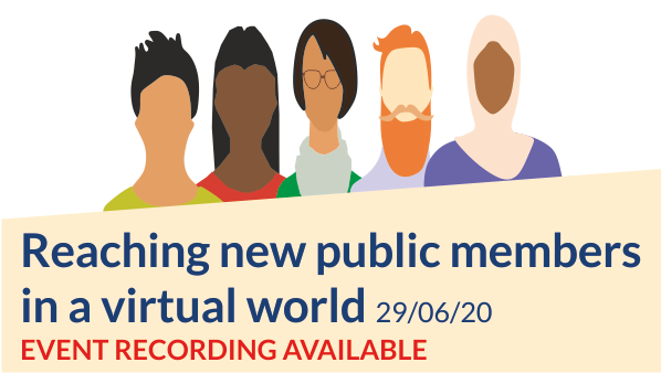 crbarker91's tweet photo. 'Reaching public members in a virtual world' #InclusiveResearch event recording AVAILABLE https://t.co/Smc6ASk1xO (along with my blog post which doesn't come close to doing the speakers justice... https://t.co/UUgMhw1sze) https://t.co/ml07xfOLLR