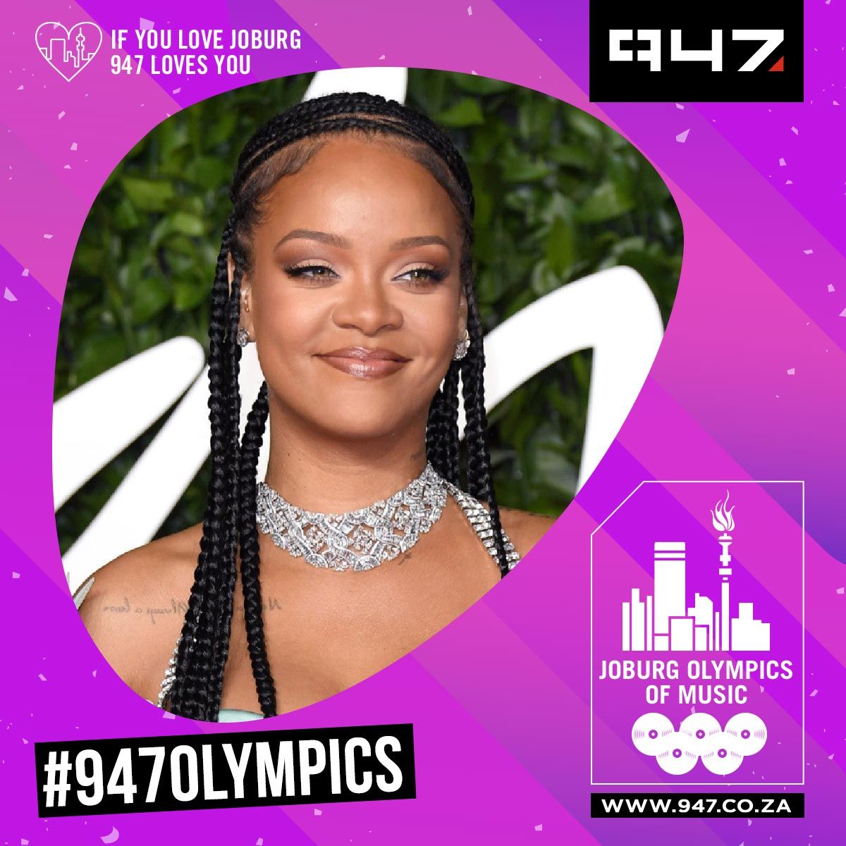 947's tweet photo. [VOTE NOW] Another fascinating day lies ahead 🎶 

🎵 @Coldplay vs @Rihanna 🎵 

Listen out for their tracks all day and vote on TWITTER using :
#947Olympics and #TeamColdplay OR #TeamRihanna 🗳️ 

Who will be crowned today's champion? 🏆 

#947Music https://t.co/wGp6HjS0Z0