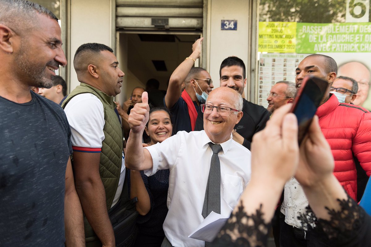 PourColombes's tweet photo. La soirée électorale du 28 juin en images ! Quelle joie, quelle victoire ! Merci encore à #Colombes !! https://t.co/BIOuIVDImZ